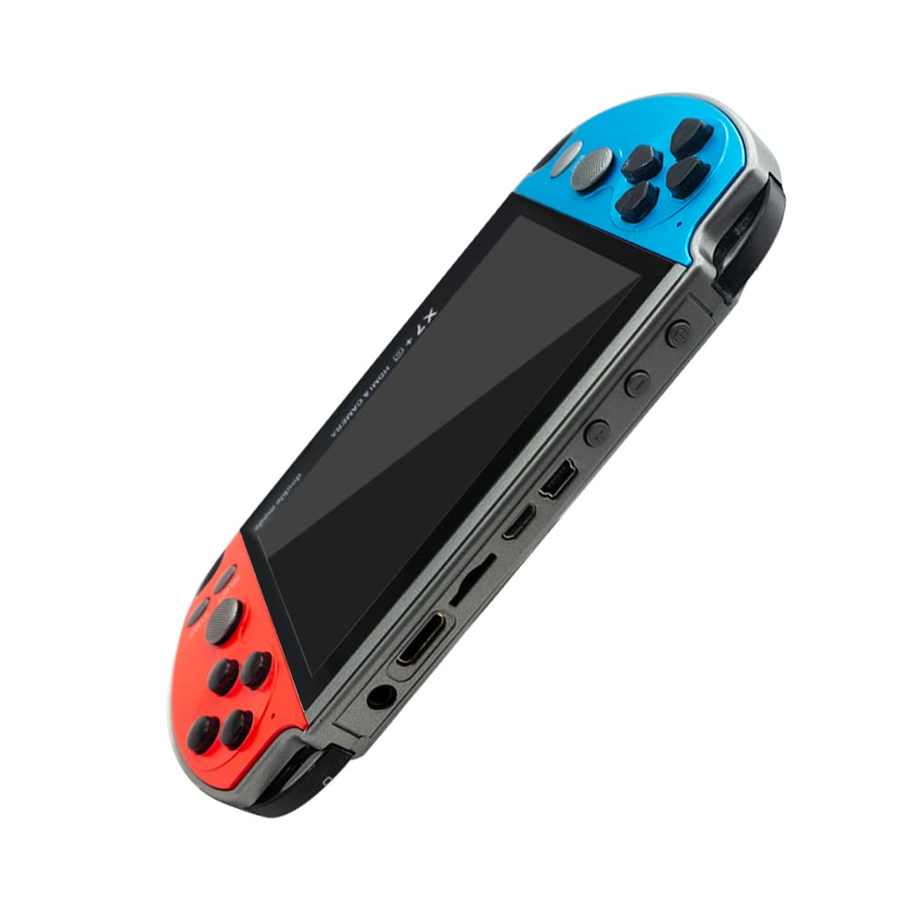 DREAMHAX X7 Plus Handheld Game Console , Preload 10000 Games Portable Video Games Support HDMI Output & Double Player Classic Arcade Retro Game Player (4.3
