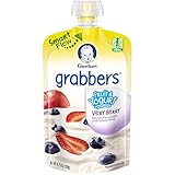 Gerber Graduates Grabbers, Fruit and Yogurt Very Berry, 4.23 Ounce (Pack of 12)