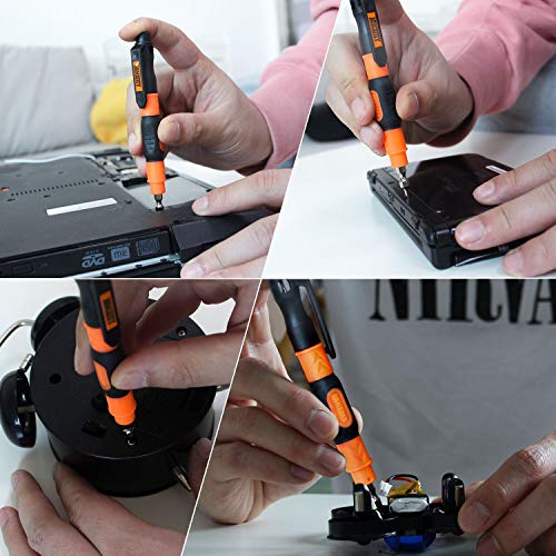 JAKEMY Pocket Screwdriver, Precision Multibit Portable Screwdriver, 3