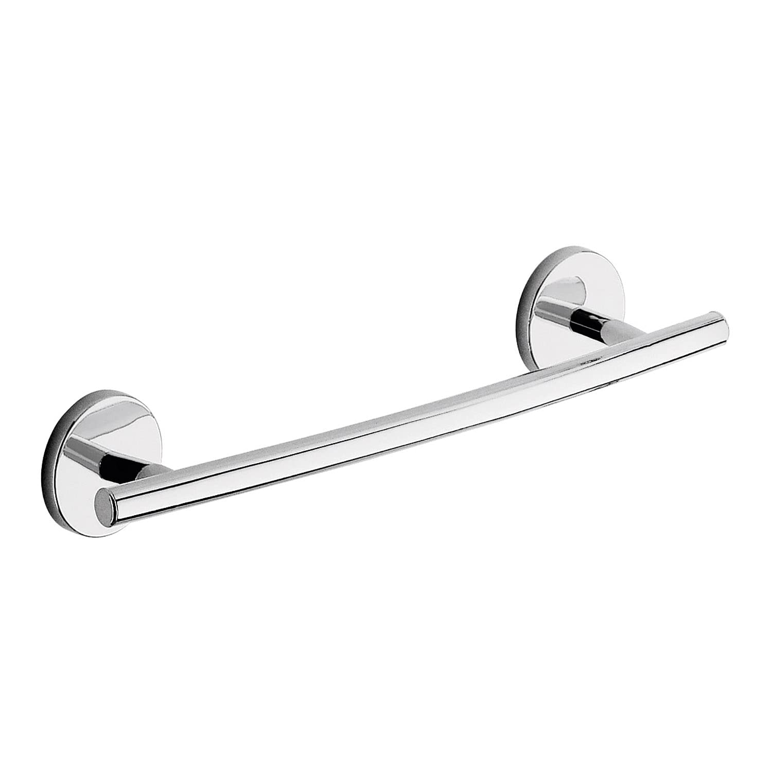 Gedy Cebu Chrome Towel Holder Bathroom Towel Holder 35 cm 6 x 35.2 x 8.2 cm Weight 0.25 kg Stainless Steel and Cromall 10 Year Warranty, R&D Design
