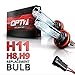 OPT7 2pc Blitz H11 Replacement HID Bulbs [10000K Deep Blue] Xenon Light
