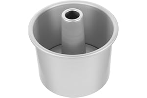 FOMIYES 6-inch 3pcs Round Metal Cake Pans Set with Removable Hollow Bottom Nonstick Baking Mold for Chiffon