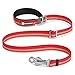 Ruffwear - Slackline Adjustable Length, Hand-Held or Waist-Worn Dog Leash, Kokanee Red