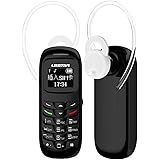 GTStar L8Star BM70 Mini bluetooth handset phone 0.66 inch Unlocked Mini Mobile Phone Bluetooth Earphone Dialer Single SIM Card (Black-BM70)