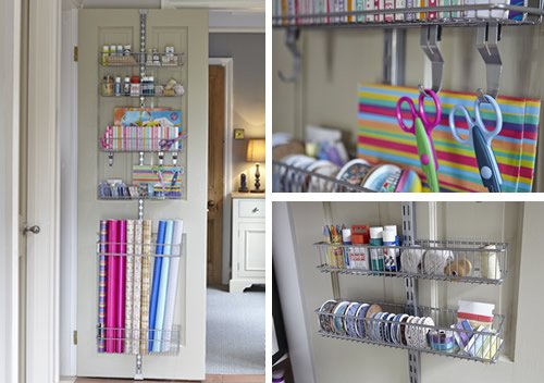 elfa wrapping paper organizer