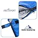 Double Sleeping Bag (Queen Size) with 2 Small Pillows – Waterproof, Comfortable & Compact for Hiking, Trekking, Camping or other Outdoor Activities – Includes a Carry Bag with Compression Sack.