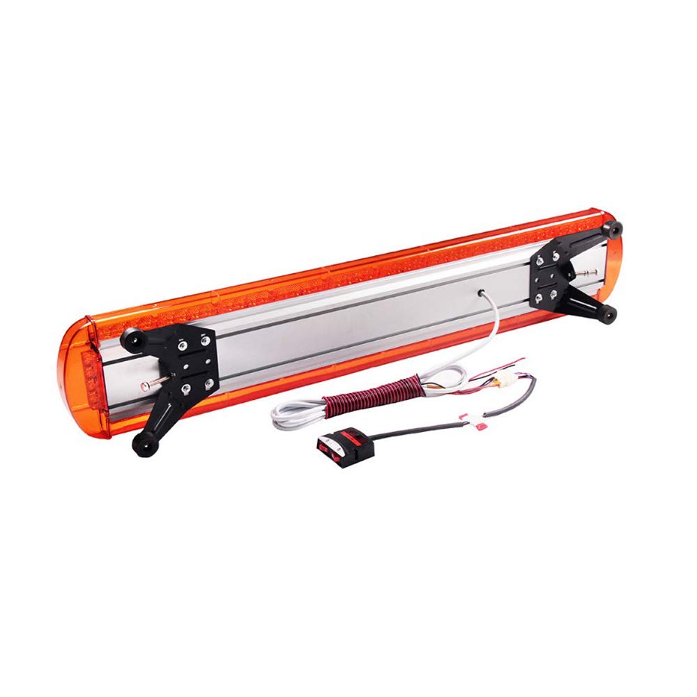 Amazon Co Jp Didieyes Led回転灯 大型回転灯 車載用 125cm w 高輝度 道路維持作業用自動車に 黄色 産業 研究開発用品