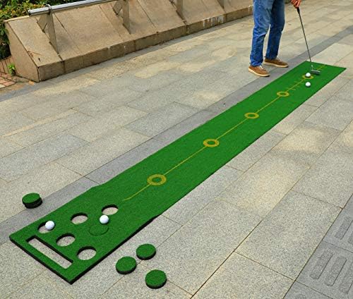 2-FNS Golf Putting Mat Game Set, Golf Putting Green Game Set with 4 Golf Balls,Golf Training Mat for Indoor Outdoor 2-FNS Golf Putting Mat Game Set, Golf Putting Green Game Set with 4 Golf Balls,Golf Training Mat for Indoor Outdoor