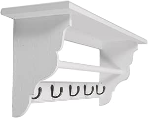 armario estante gancho barandilla robusto estable naturaleza blanca