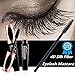 4D Silk Fiber Eyelash Mascara Cream, Premium Black Waterproof Eyelash Extension Newest Eye Makeup cosmetic with 1 Eyelash Brush (black1)