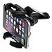 Visor Mount - iKross Clip On Sun Visor Mount Holder Car Kit - Black For Apple iPhone 6S 6S Plus/Samsung Galaxy S7 / S6, S7 Edge/S6 Edge/HTC One M9 (2015)