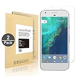 [2-Pack] Google Pixel Tempered Glass Screen Protector, Jasonpark Screen Protector 9H Hardness Bubble Free, Anti-Fingerprint for Google Pixel (5.0)