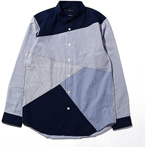 Amazon Co Jp Ships Jet Blue Ships Jet Blue Ships Jet Blue Random Patchwork Shirt Nvy Clothing Accessories