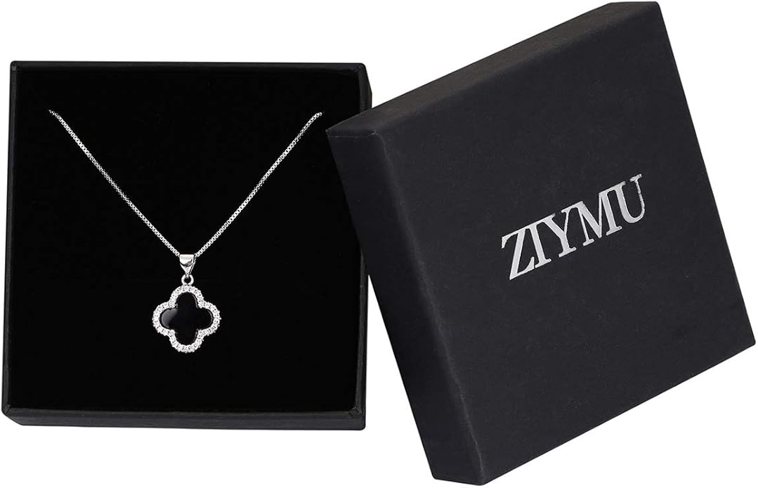 Amazon Ziymu ジーム ネックレス 四つ葉 クローバー ペンダント 幸運 シルバー925 オニキス レディース 40cm Zm B 024s ネックレス 通販 Amazon Ziymu ジーム ネックレス 四つ葉 クローバー ペンダント 幸運 シルバー925 オニキス レディース 40cm Zm B 024s ネックレス 通販