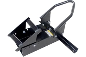 MAXXHAUL 80077 Standard Motorcycle Wheel Chock with Pivoting Cradle, MaxxHaul 80077-16" x 23.5" x 13"