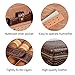 Volenx Travel Cigar Case, Travel Humidor Crocodile Leather Case for 4 Cigars