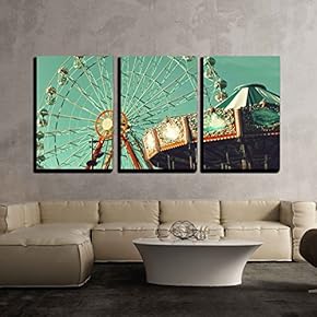 Ferris Wheel and Flying Chairs x3 Panels