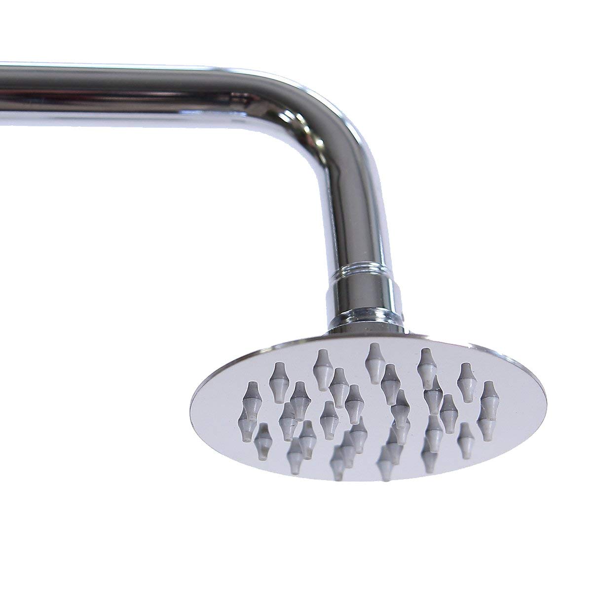 Shower 10 cm Diameter Round with Anti-Limescale Nozzles Rain Shower Head Shower Head Shower 022)