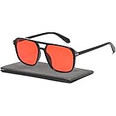 Musivon Gaming Glasses Women Men - UV400 Protection Blue Light Blocking Glasses for Eye Strain