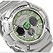 G-Shock Men's GA200SH Metallic Colors Series Quality Watch - Grey/Green Face