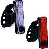 Planet Bike Shiner 70 USB Bike Light Set,Black