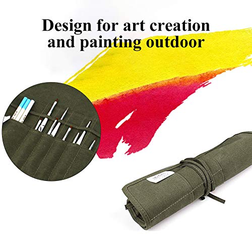 2 Artist+Holder+Canvas+Watercolor+Brushes