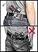 Relentless Tactical The Ultimate Gun Belt | Made in USA Concealed Carry/CCW Leather Gun Belt - BLK36