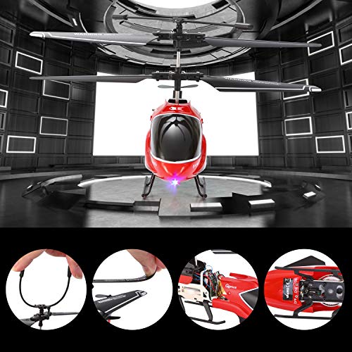 EXCOUP Remote Control Helicopter 3.5 Channel RC Helicopter with Gyro Gifts Toys for Boys Kids