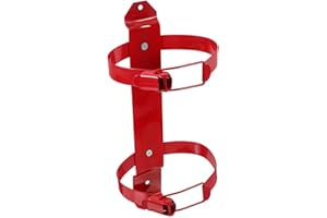 HYTROVE Fire Extinguisher Holder Fire Extinguisher Bracket 10 Lb 20 Lb Iron Red