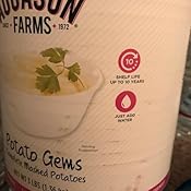 augason farms potato gems complete mashed potatoes no 10 can