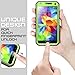 Galaxy S5 Case, SUPCASE [Heavy Duty] [Unicorn Beetle Pro Series] Full-body Rugged Case with Built-In Screen Protector for Samsung Galaxy S5 Case, Dual Layer Design Impact Resistant Bumper (Green/Gray)