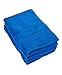 Goza Towels Cotton Hand Towels, 16 by 28 inch (4 Pack) (Royal Blue)