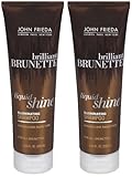 John Frieda Brilliant Brunette Liquid Shine Illuminating Shampoo - 8.45 oz - 2 pk