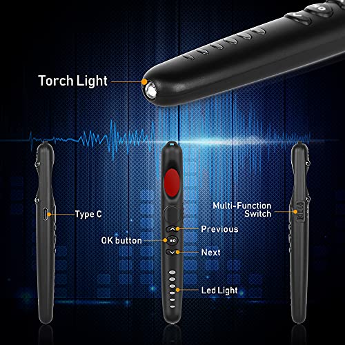 Hidden Camera Detector, Personal Alarm, Pinhole Camera Lens Scanner