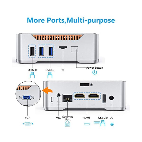 ACEPC-Mini-PC-Intel-Celeron-J4125-Processor-up-to-27GHz-Windows-10-Pro-Mini-Desktop-Computer-with-6GB-DDR4128GB-ROM-Support-Triple-DisplayGigabit-EthernetDual-Band-Wi-FiBluetooth-424K-UHD ACEPC Mini PC, Intel Celeron J4125 Processor (up to 2.7GHz) Windows 10 Pro Mini Desktop Computer with 6GB DDR4/128GB ROM…