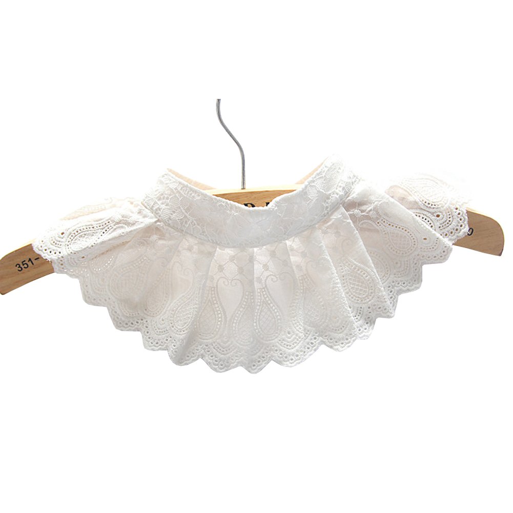 Photo 1 of ** DIRTY**
Shinywear Lace White Collar Clown Neck Ruffle, Fake Collar Draculaura Shirt Accessories, Lace Neck Dicky Collar Woman Girl Pet Judge Nun Costume, Faux False Collars Dickey Collard Blouse