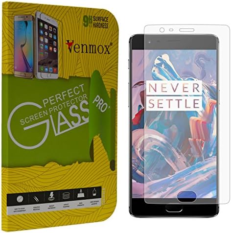 OnePlus 3 / 3T Screen Protector, Venmox Tempered Glass Anti-fingerprints Crystal Clear 0.33mm Ultra Thin 9H Screen Hardness Screen Protector for OnePlus 3 and OnePlus 3T(2016)