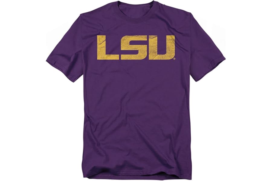 Official Collegiate Primary Distressed Logo Unisex for Men & Women Short Sleeve T Shirt Collection