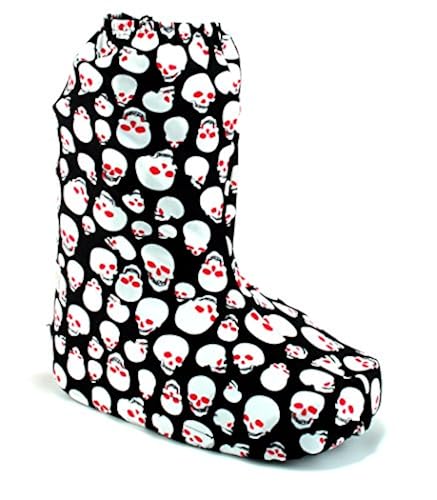 My Recovers Walking Boot Cover for Fracture Boot, Fashion Cover in Skulls,  Short Boot, Made in USA, Orthopedic Products Accessories (X-Small) in