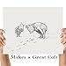 Lone Star Art Footprints - Winnie the Pooh and Piglet 11x14 Unframed Nursery Art Print