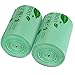 4 Gallon Compostable Bags 100% Biodegradable Trash Bags Extra Thick 0.85 Mils, Small Kitchen Compost Trash Bags, Food Scrap Yard Waste Bags, US BPI Free Compost Home Certified - 100 Count