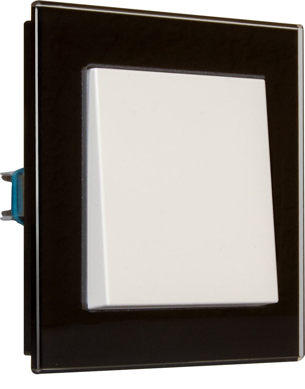 OPUS® 55 Button Complete Device Frame Fusion, Colour Polar White/Black