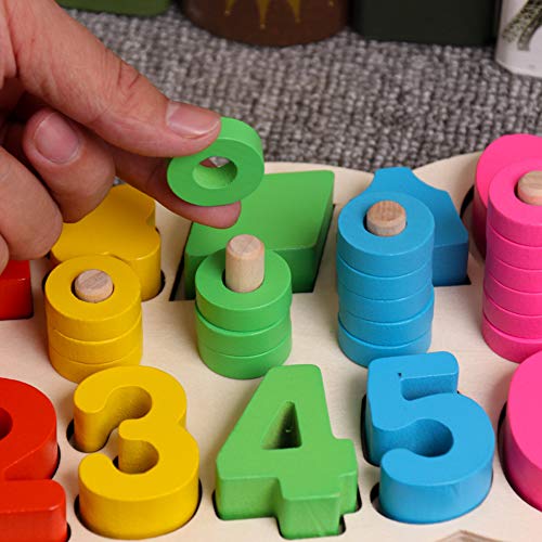 image for Style-Carry Wooden Shape Sorter Educational Toys - Caterpillar Early E