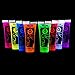 Uv Glow Blacklight Face and Body Paint 0.34oz - Set of 8 Tubes - Neon Fluorescent (All Colours)