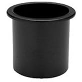 Seachoice Plastic Drop-in Beverage Holder for Standard 12 Oz. Aluminum and Glass Containers, Black
