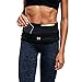 Running Belt, Money Belt, Wide Waist Pack, Fitness Flip Belt, Insulin Pump Belt with Sweatproof pocket - Fits iPhone plus - Includes Free Flashlight - Available in Plus SIzes
