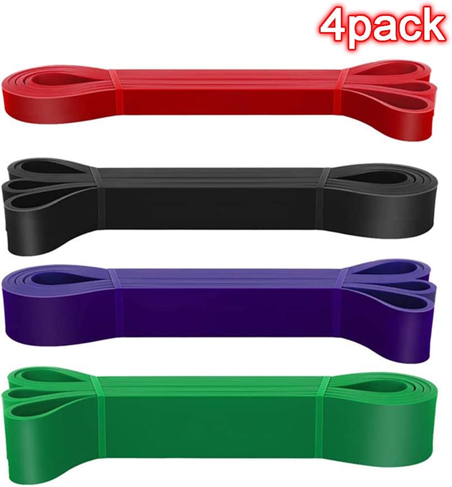 Shakequeen Pull Up Assistance Bands Exercise Resistance Bands Bundle for Workout Body Stretch Powerlifting, Stretching, Resistance Training