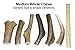 Elkhorn Premium Chews - Medium Whole Single Pack (for 20-45 lb Dogs and Puppies) Premium Grade Elk Antler for Dogs (1 Piece) Sourced in The USA