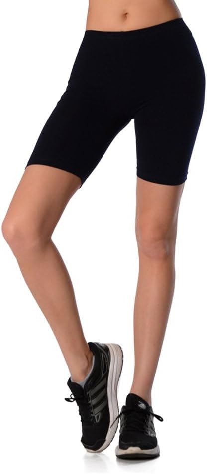 Cotton Leggings 1/2 Length Over-Knee Shorts Active Sport Casual Pants