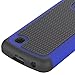 Case for LG Optimus Zone 3, Drop Protection Hybrid Dual Layer Armor Case Deep Blue